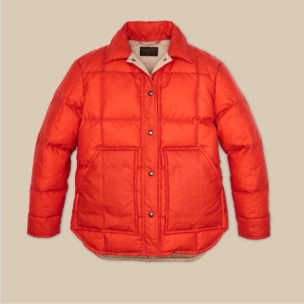 Filson Waxed Down Barn Coat